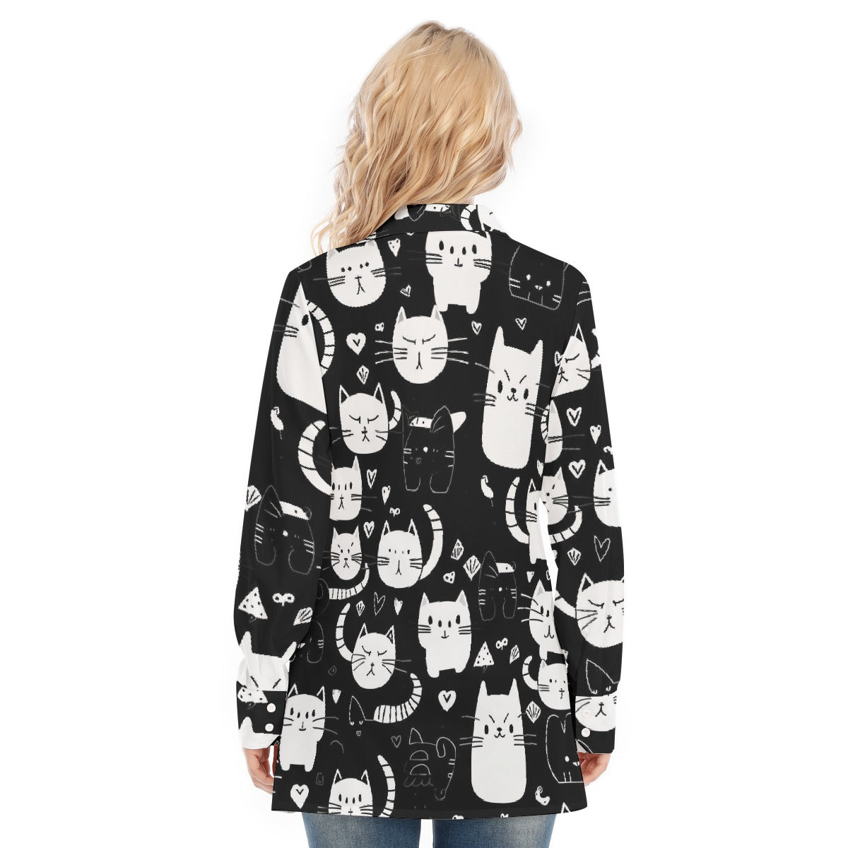 All-Over Print Women's Long Shirt