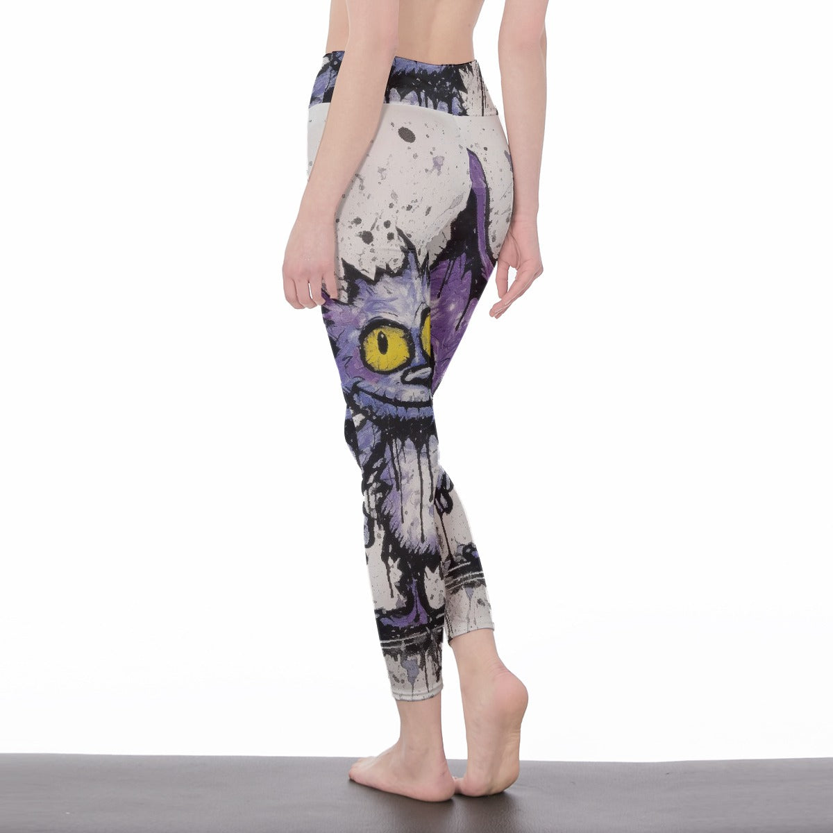 All-Over Print Women's High Waist Leggings | Side Stitch Closure