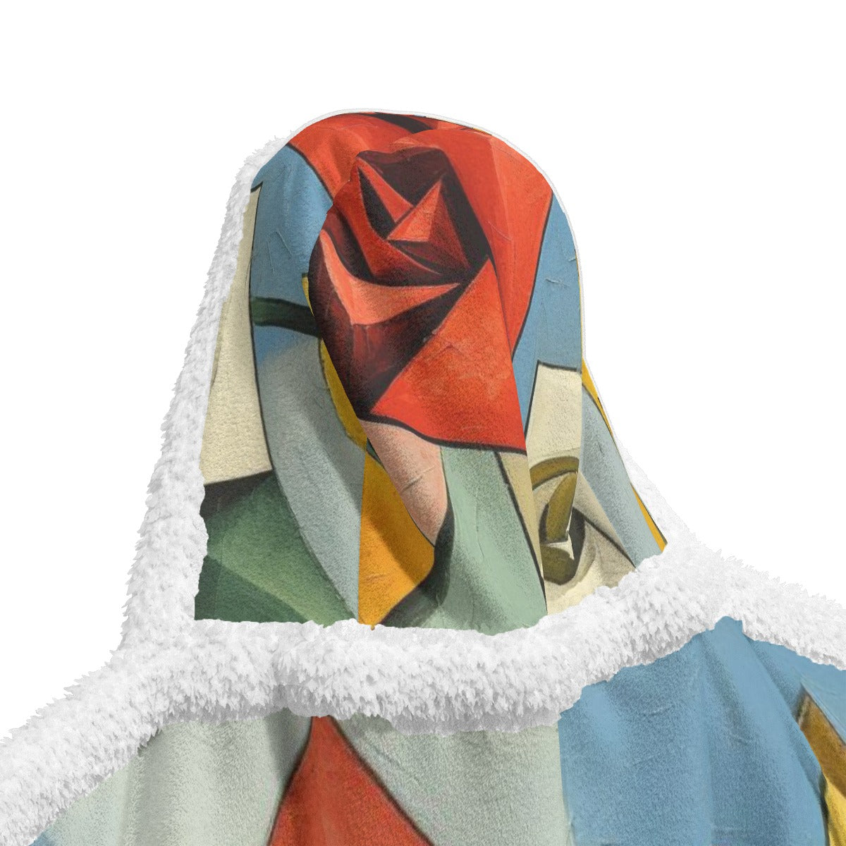 All-Over Print Unisex Wearable Hooded Blanket