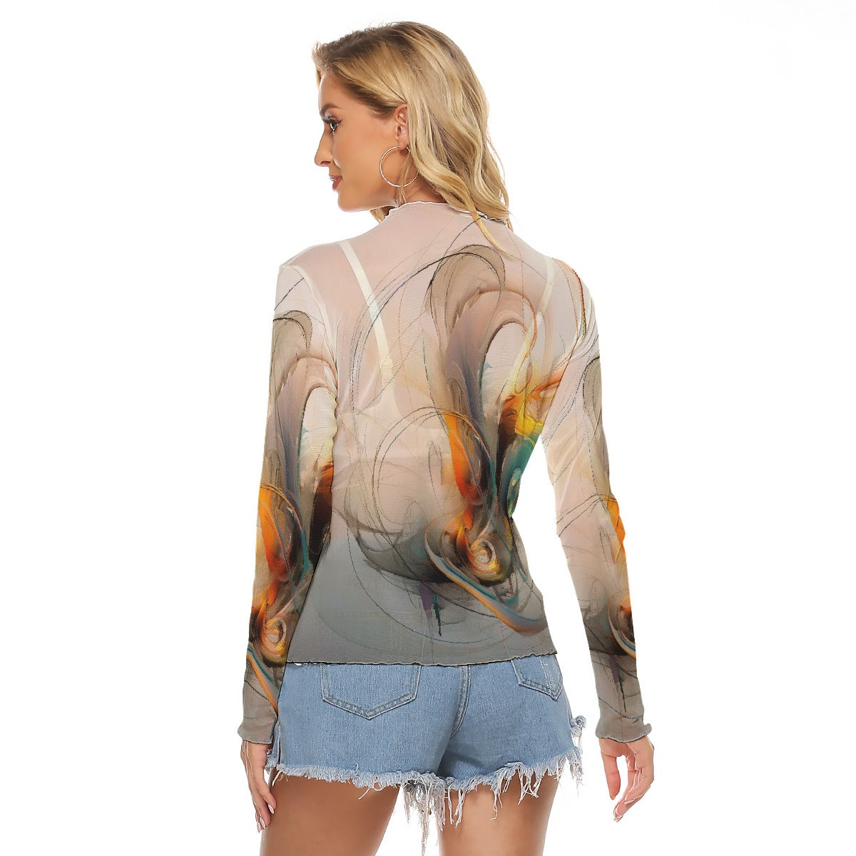 All-Over Print Women's Mesh T-shirt