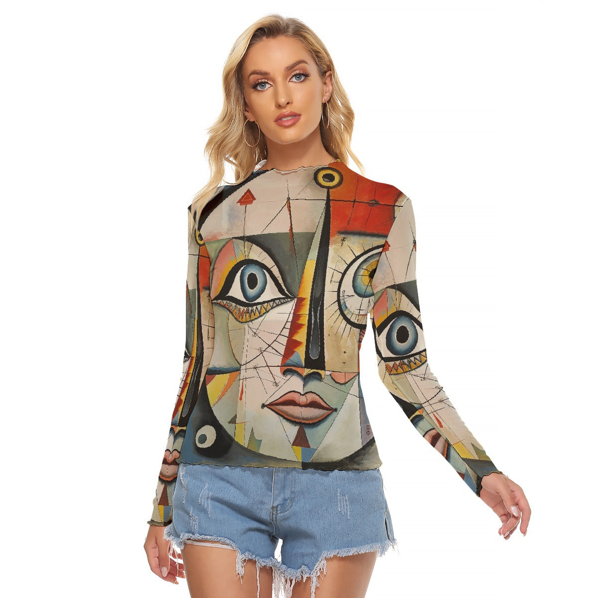 All-Over Print Women's Mesh T-shirt