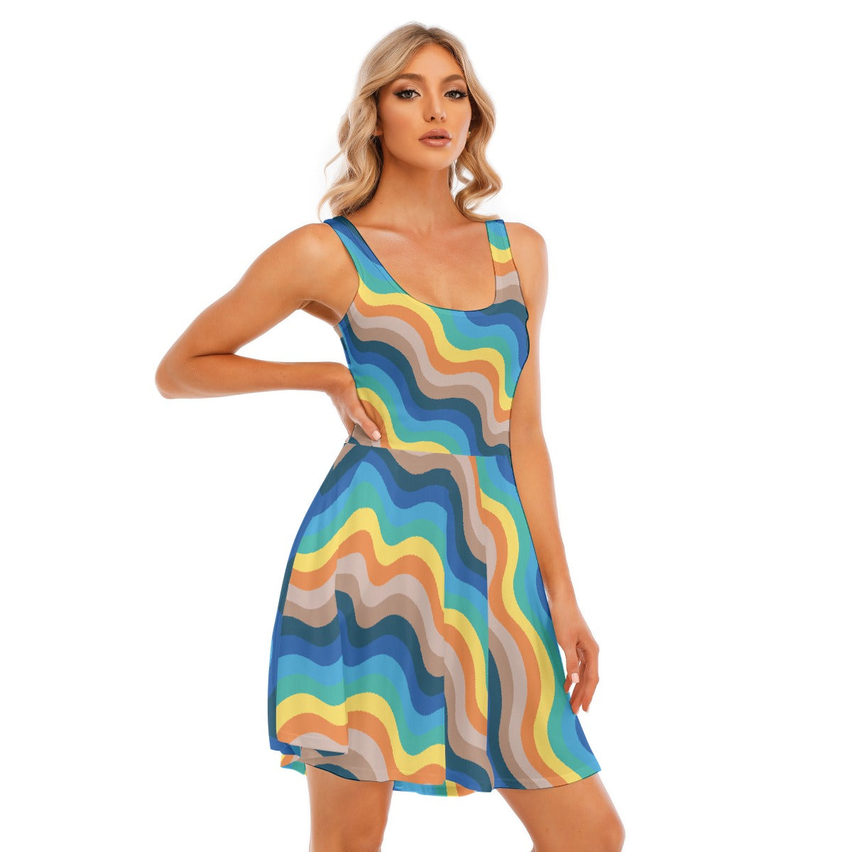 All-Over Print Women's Tank Vest Dress