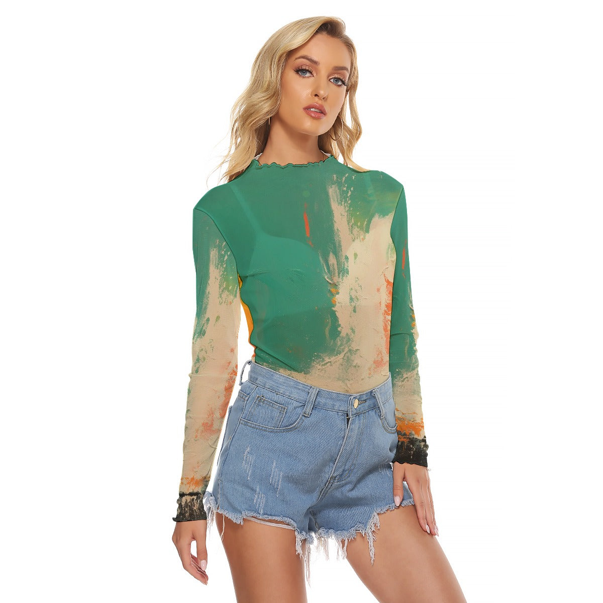 All-Over Print Women's Mesh T-shirt