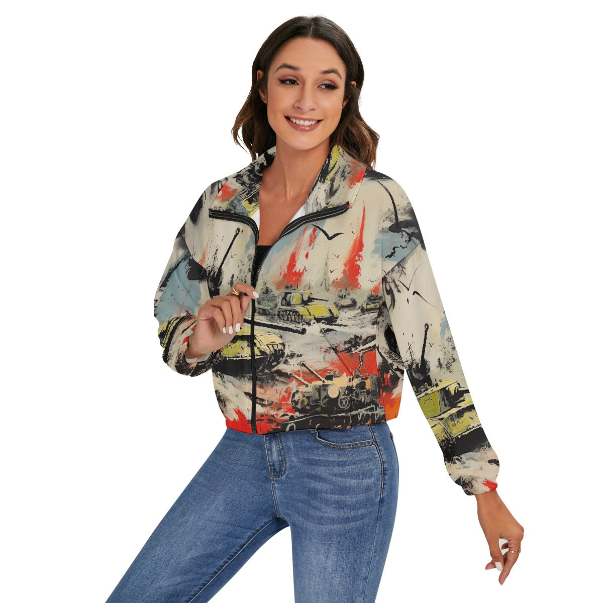 All-Over Print Women's Zip Jacket