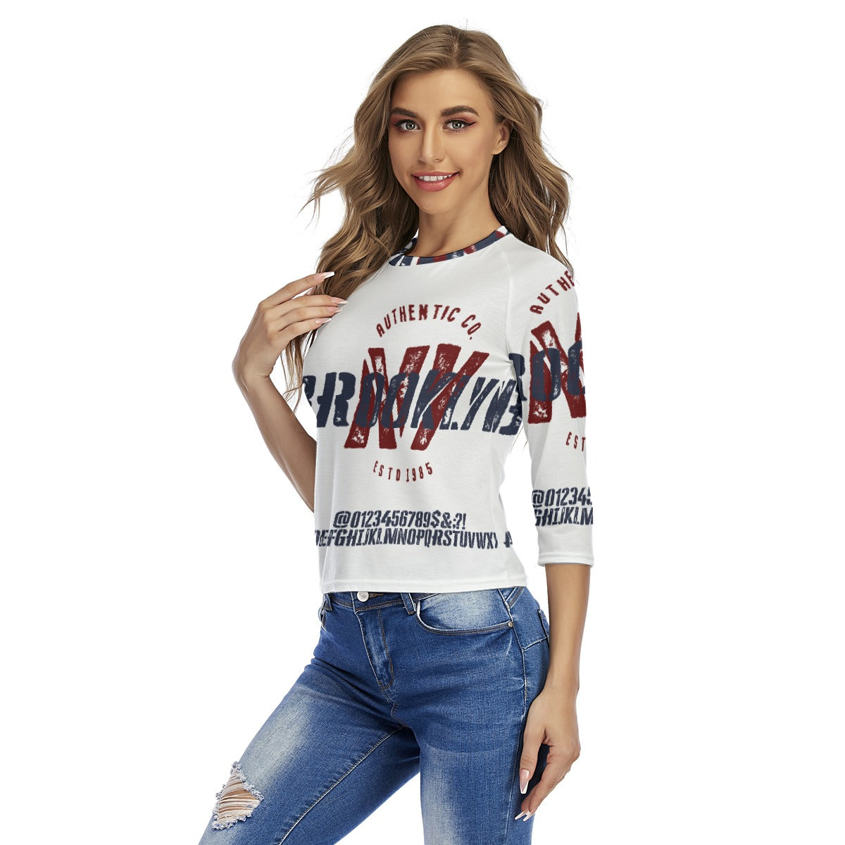 All-Over Print Women's Raglan Sleeves T-shirts