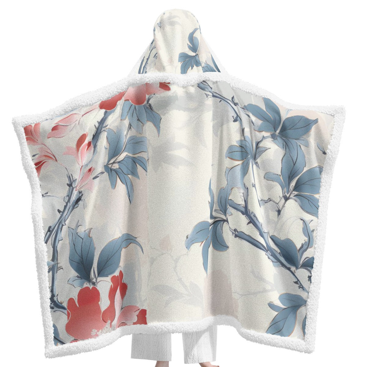 All-Over Print Unisex Wearable Hooded Blanket