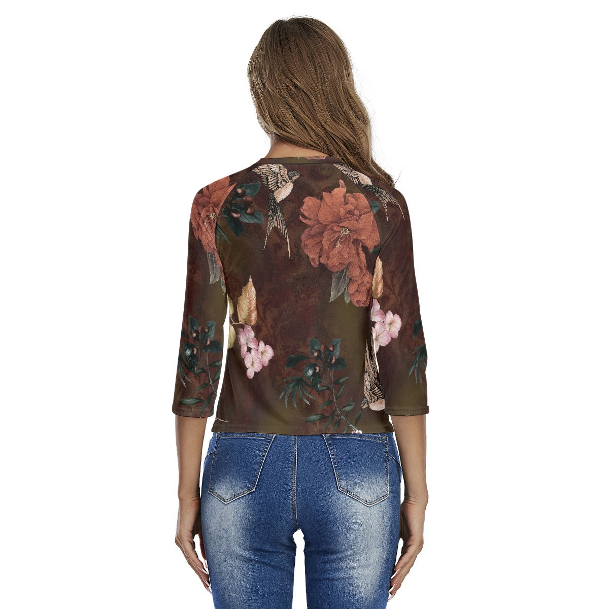 All-Over Print Women's Raglan Sleeves T-shirts