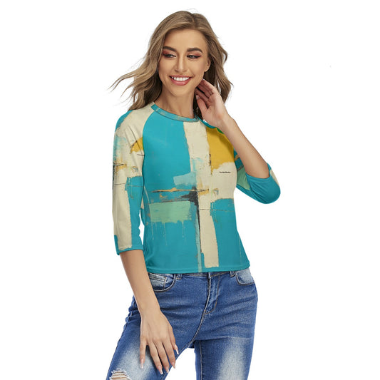 All-Over Print Women's Raglan Sleeves T-shirts