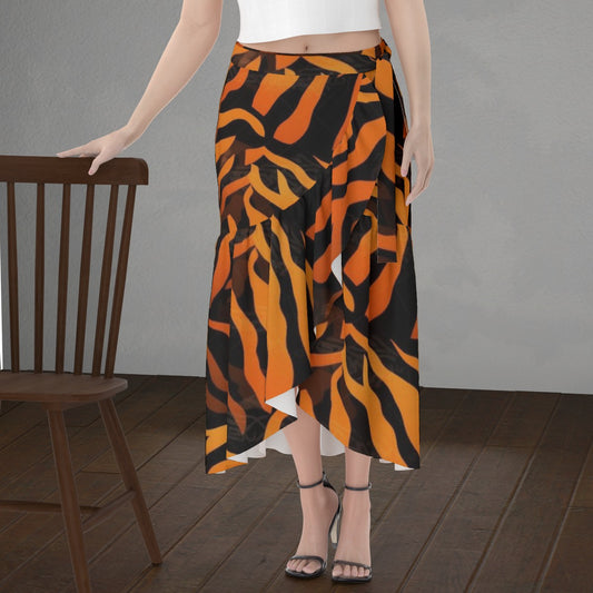 All-Over Print Women's Wrap Skirt