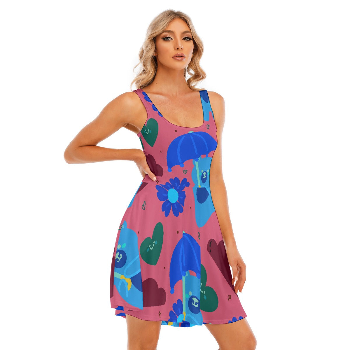 All-Over Print Women's Tank Vest Dress