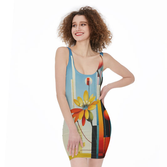 All-Over Print Women's Bodycon Dress