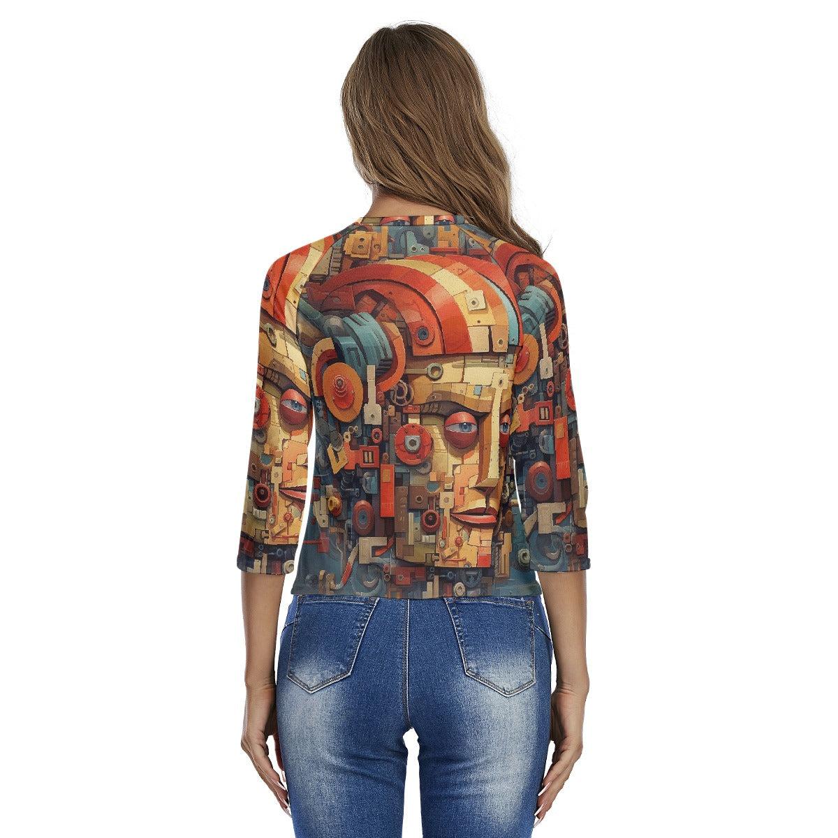 All-Over Print Women's Raglan Sleeves T-shirts