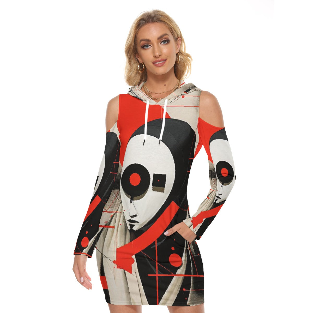 All-Over Print Women's Tight Dress