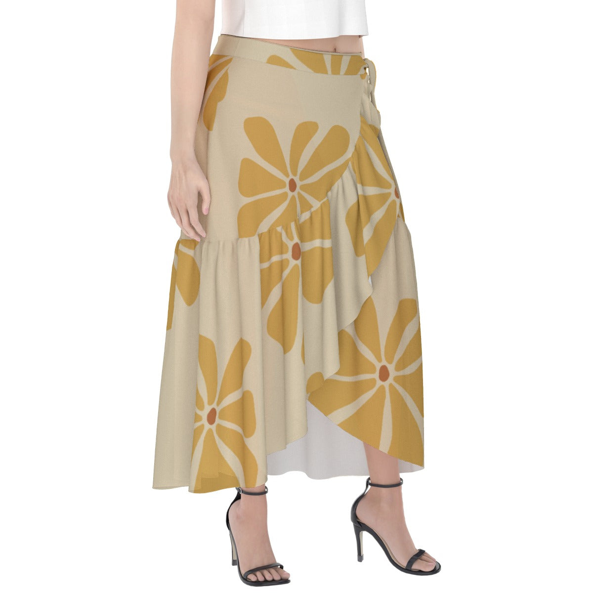 All-Over Print Women's Wrap Skirt