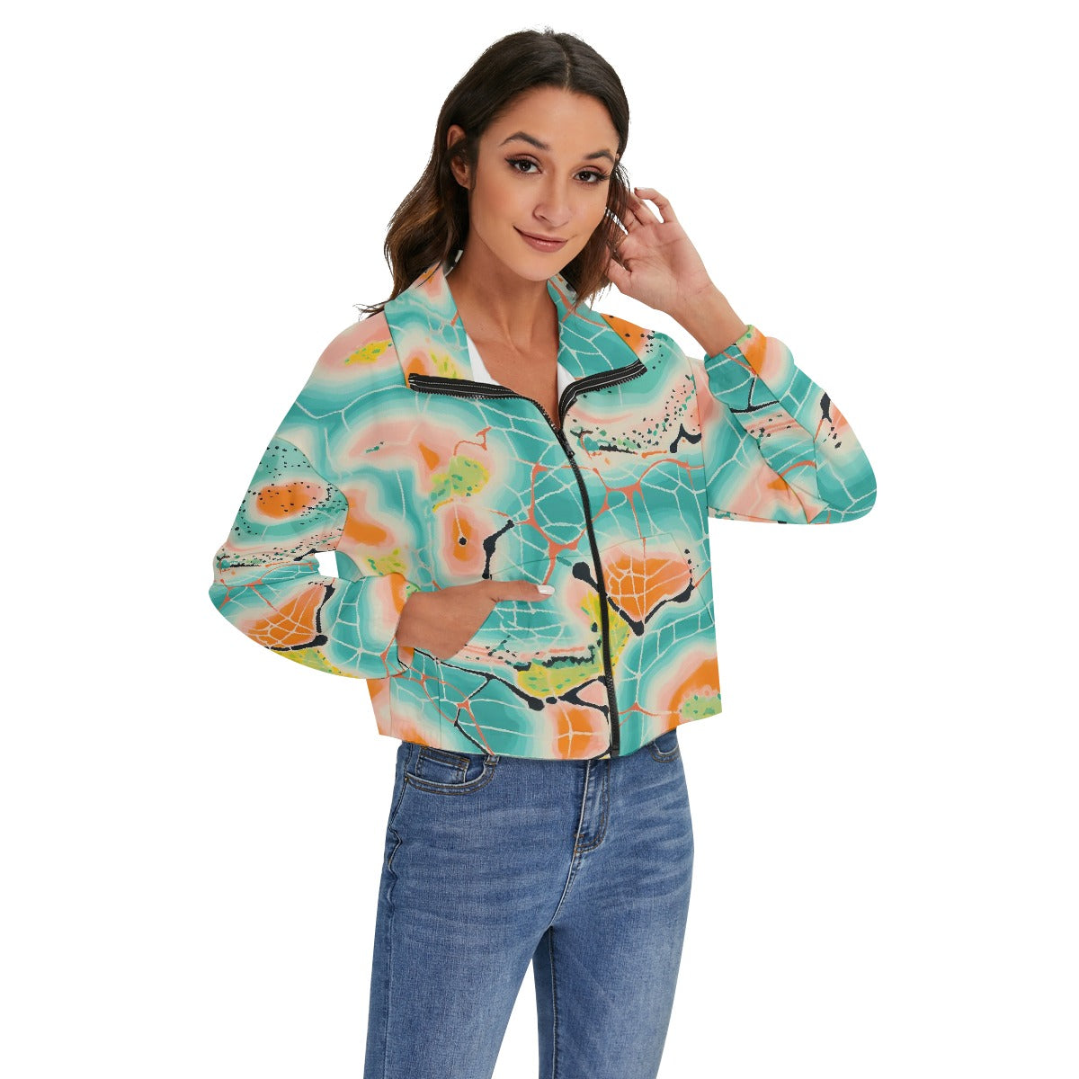 All-Over Print Women's Zip Jacket