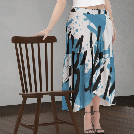 All-Over Print Women's Wrap Skirt