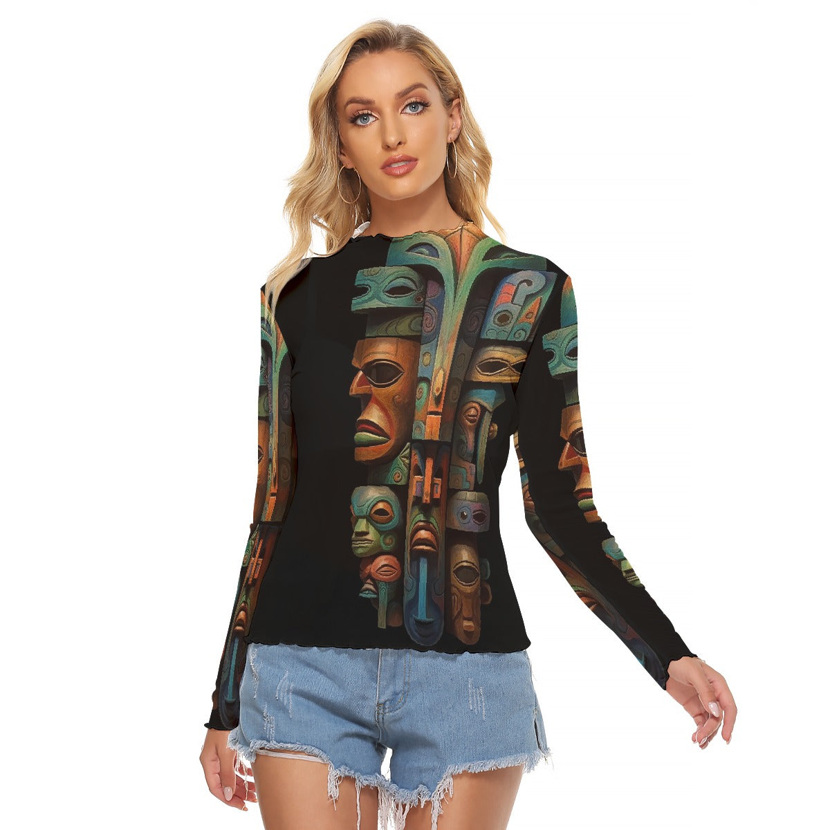 All-Over Print Women's Mesh T-shirt