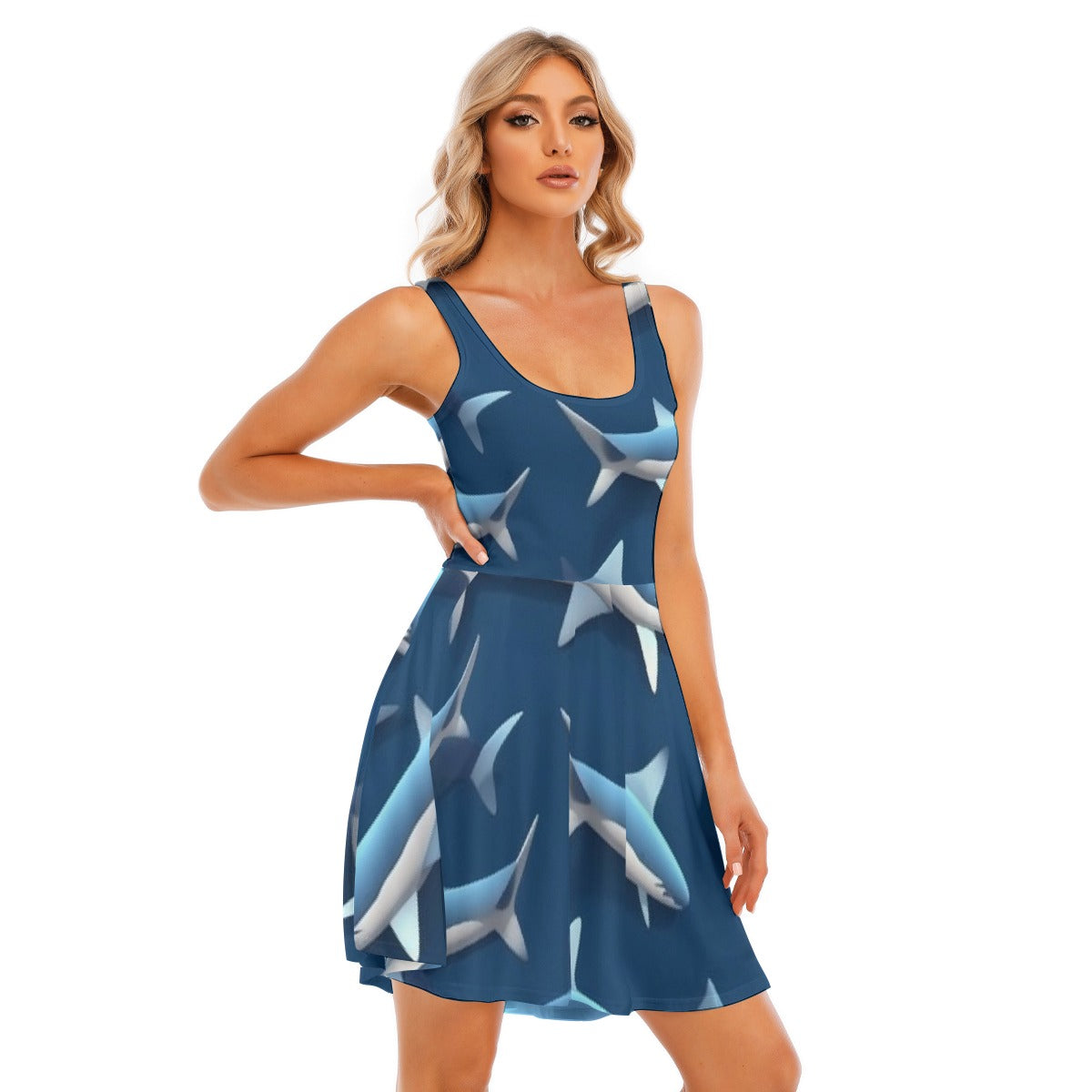 All-Over Print Women's Tank Vest Dress