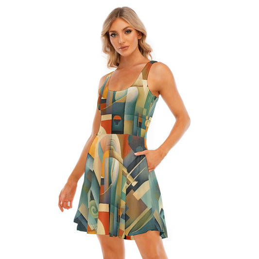 All-Over Print Women's Tank Vest Dress