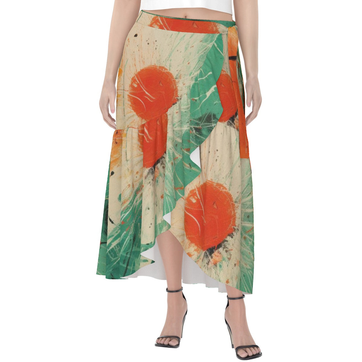 All-Over Print Women's Wrap Skirt