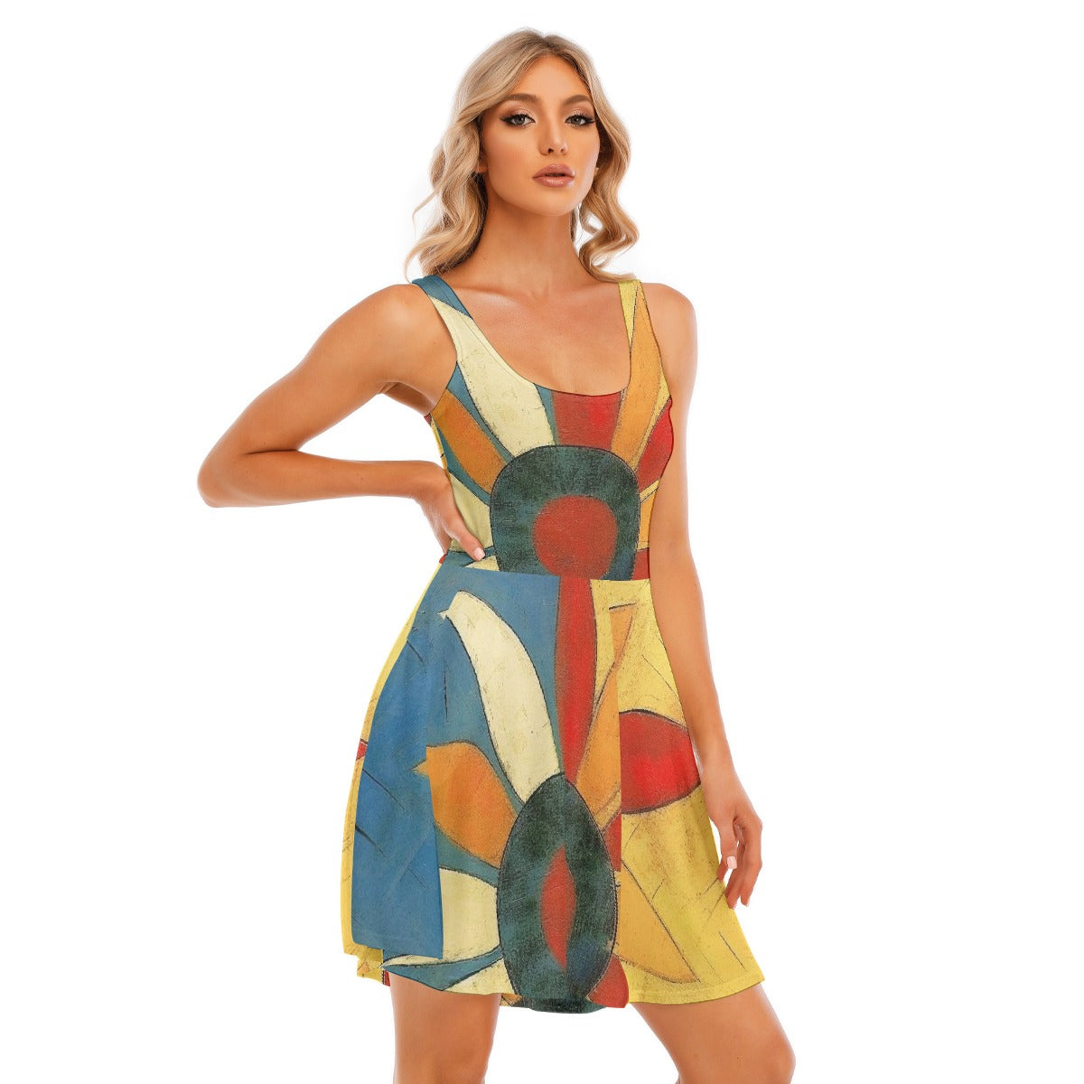 All-Over Print Women's Tank Vest Dress