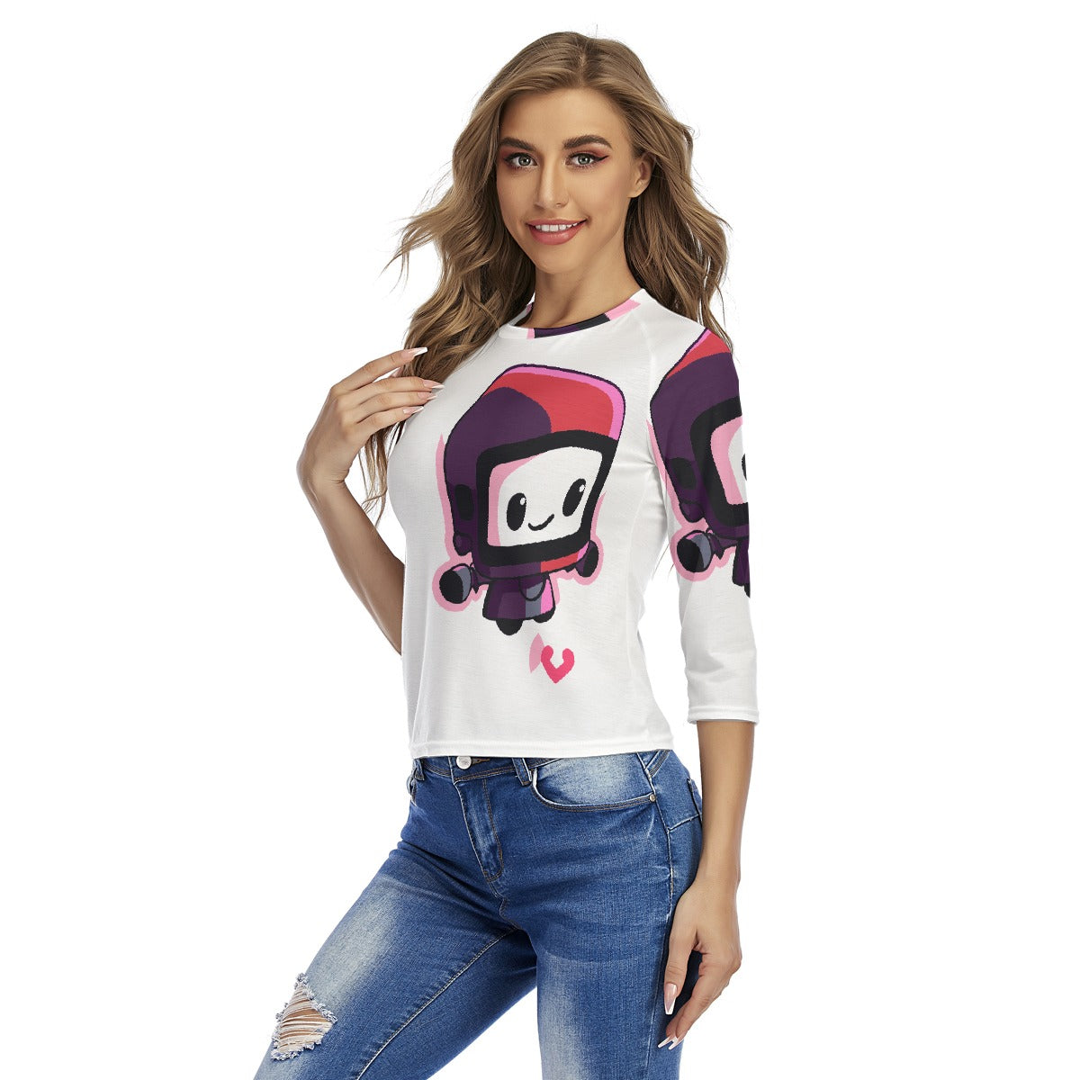 All-Over Print Women's Raglan Sleeves T-shirts