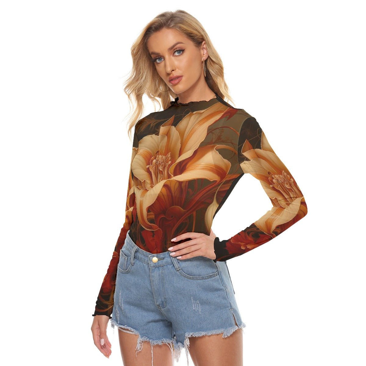 All-Over Print Women's Mesh T-shirt