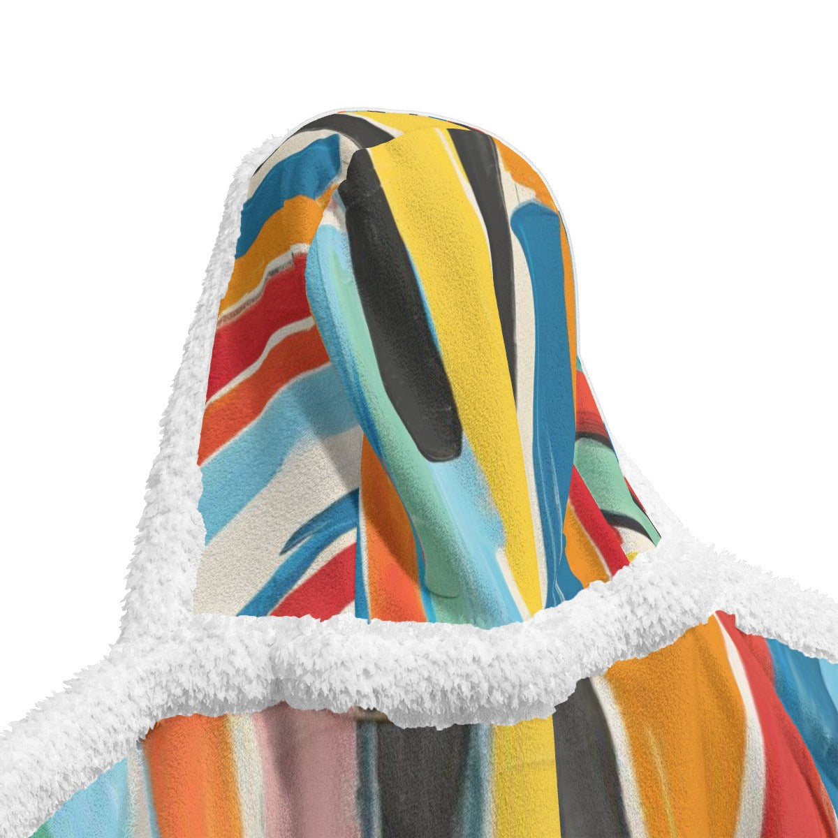 All-Over Print Unisex Wearable Hooded Blanket