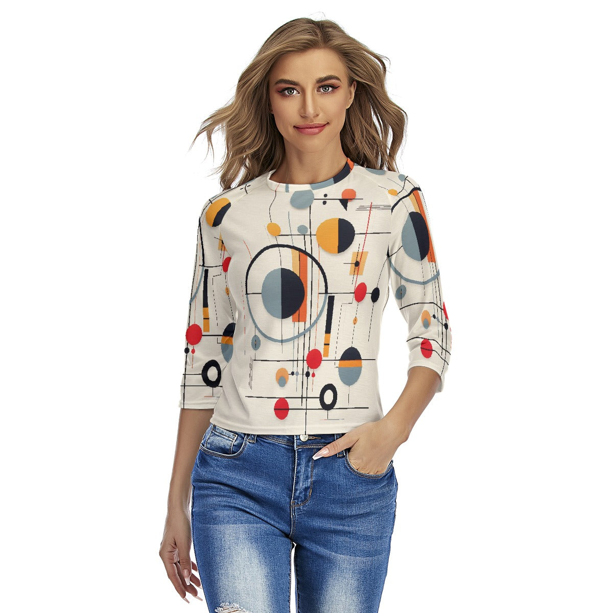 All-Over Print Women's Raglan Sleeves T-shirts