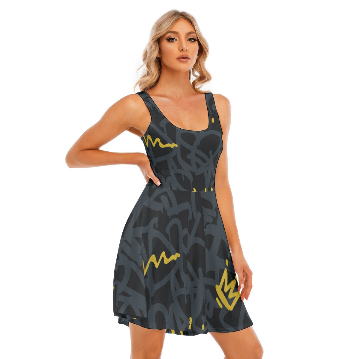 All-Over Print Women's Tank Vest Dress