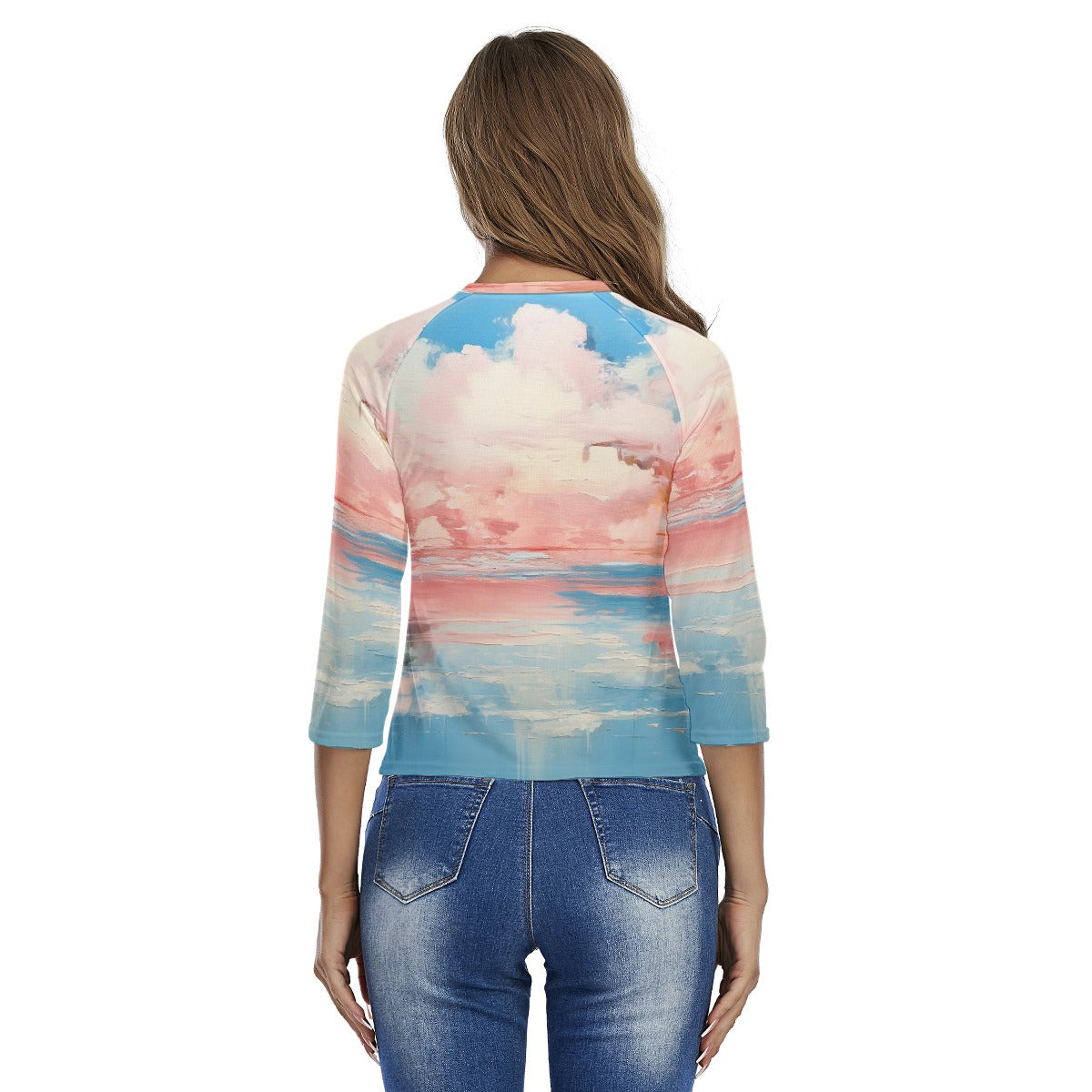 All-Over Print Women's Raglan Sleeves T-shirts