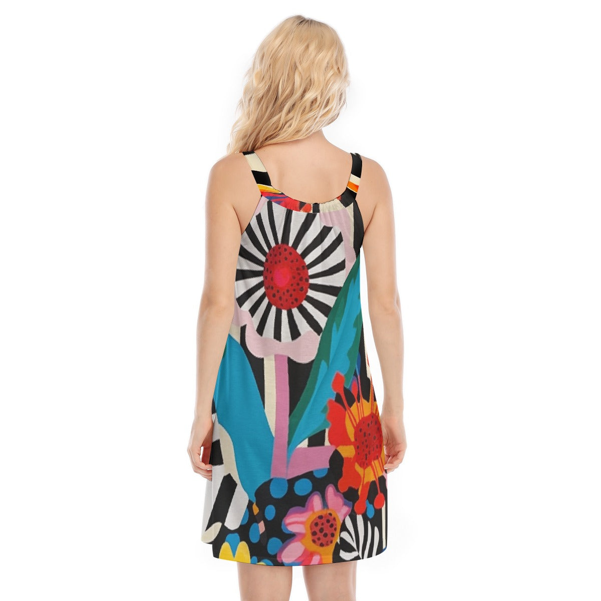 All-Over Print Women's Sleeveless Cami Dress