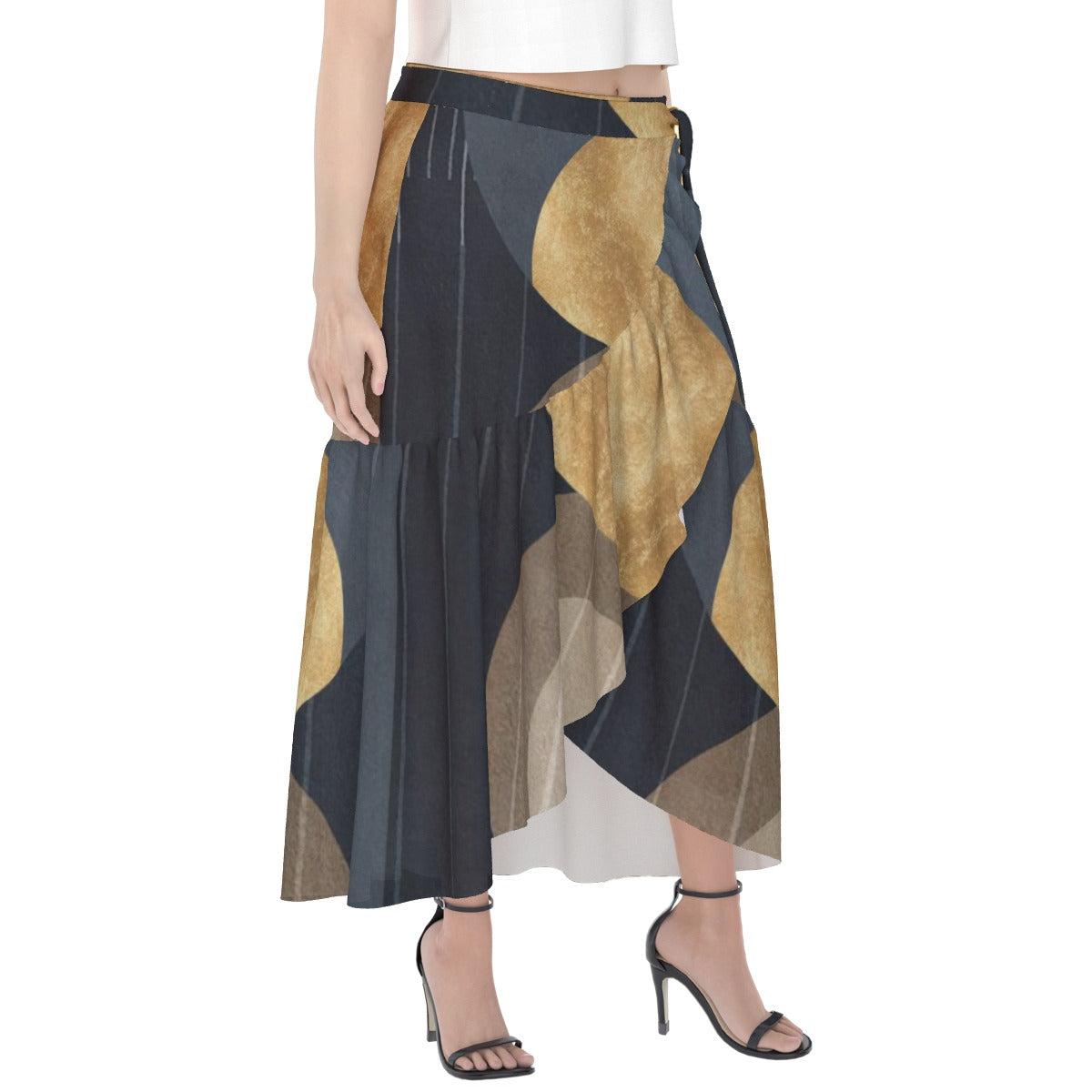 All-Over Print Women's Wrap Skirt