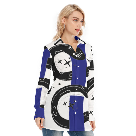 All-Over Print Women's Long Shirt