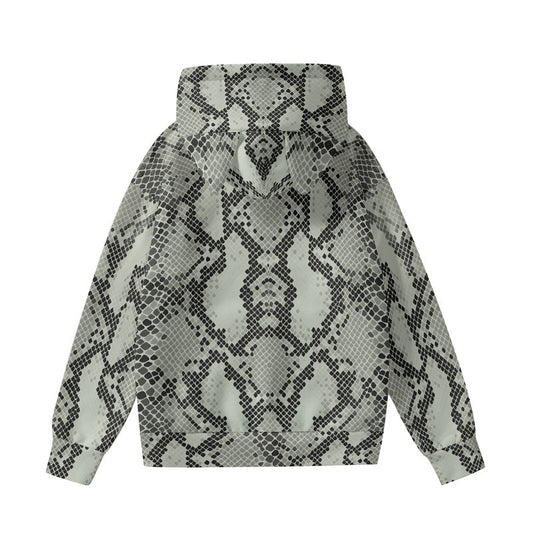 All-Over Print Women’s Hoodie With Decorative Ears