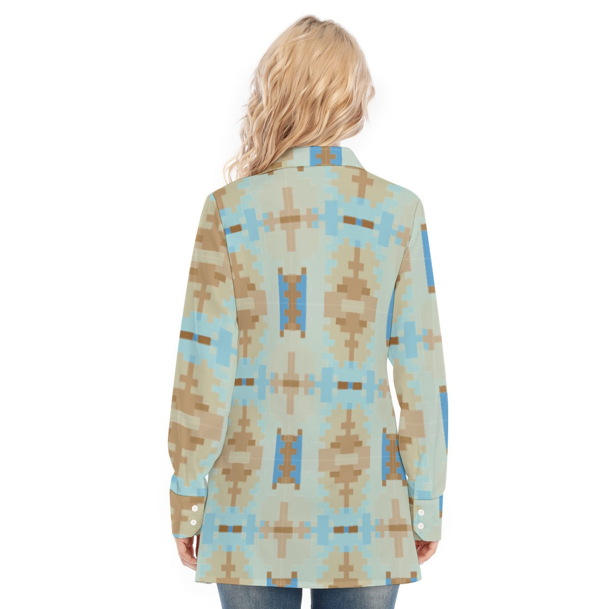 All-Over Print Women's Long Shirt