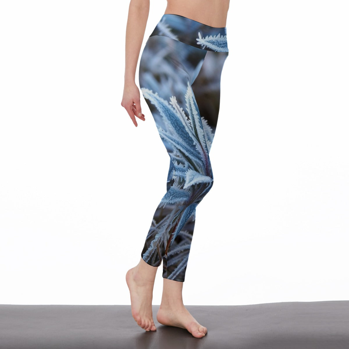 All-Over Print Women's High Waist Leggings | Side Stitch Closure