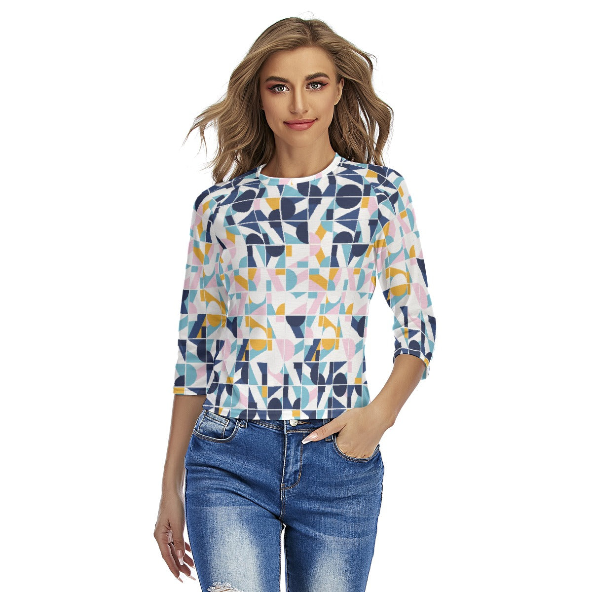 All-Over Print Women's Raglan Sleeves T-shirts