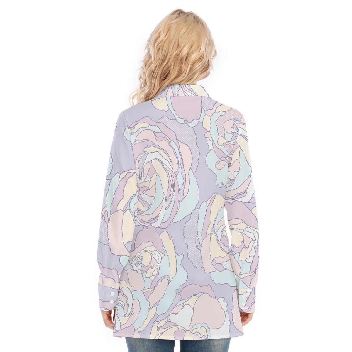 All-Over Print Women's Long Shirt