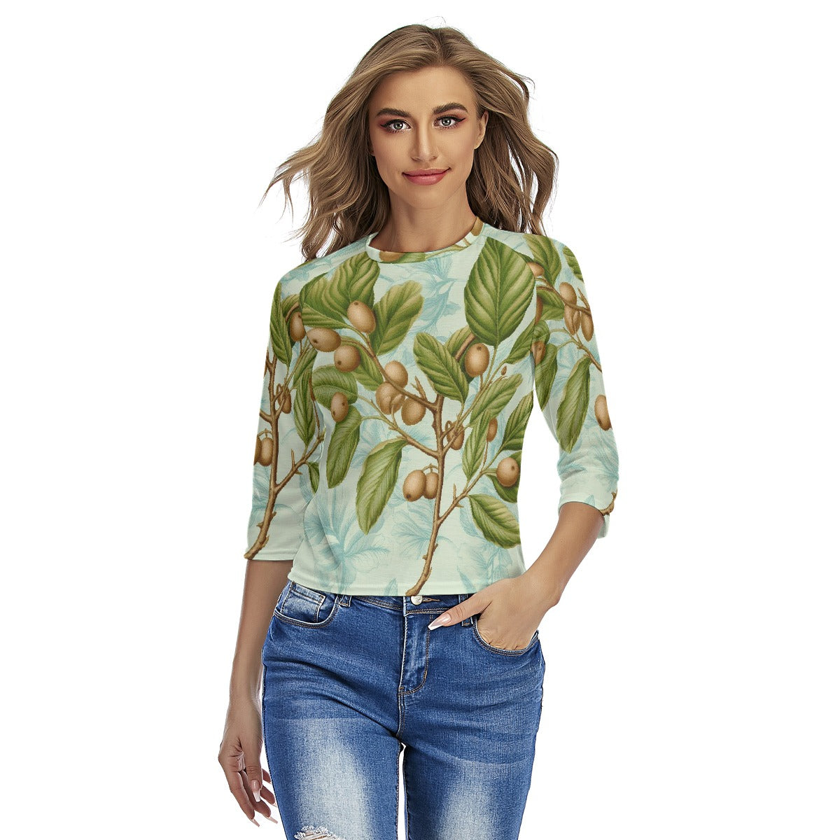 All-Over Print Women's Raglan Sleeves T-shirts