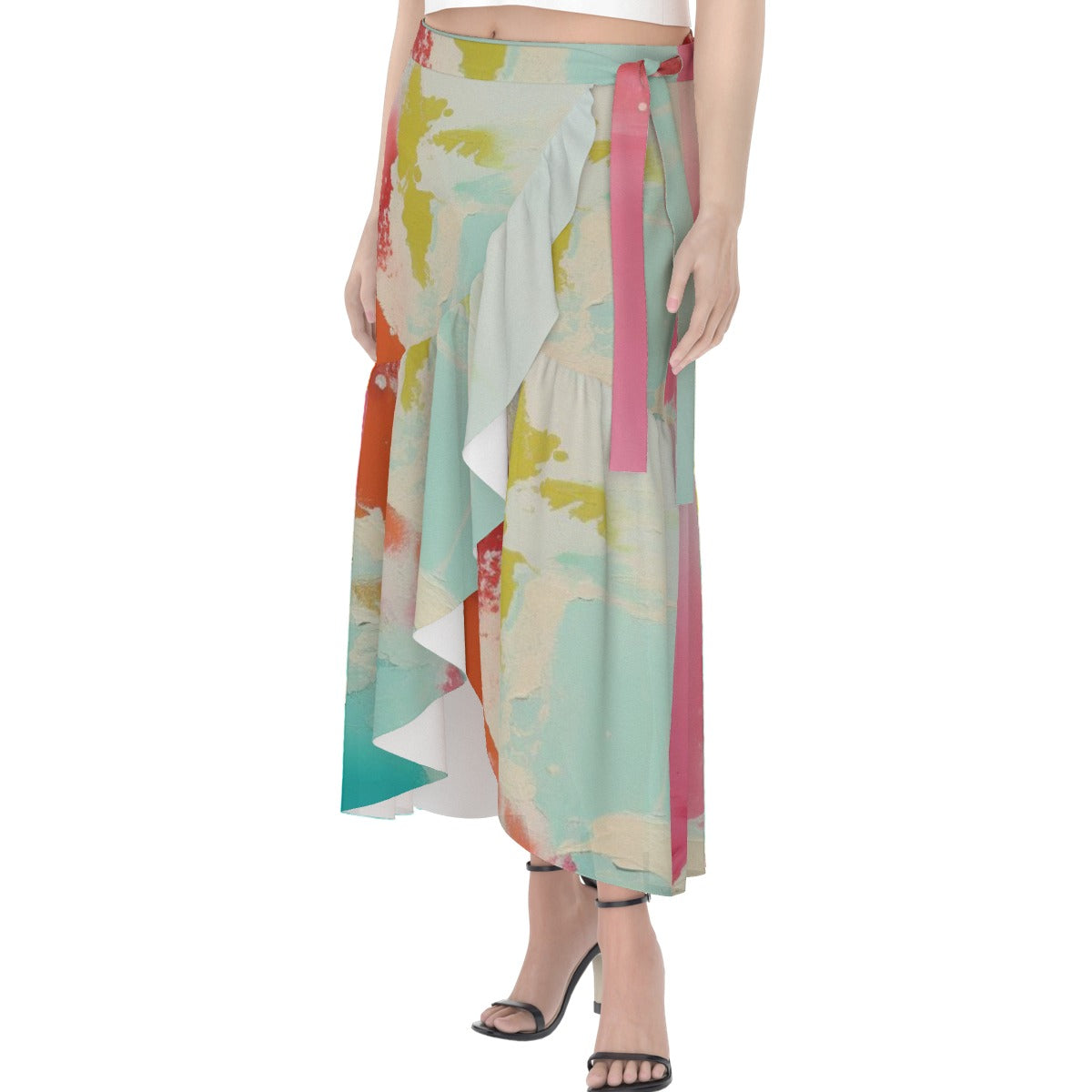 All-Over Print Women's Wrap Skirt