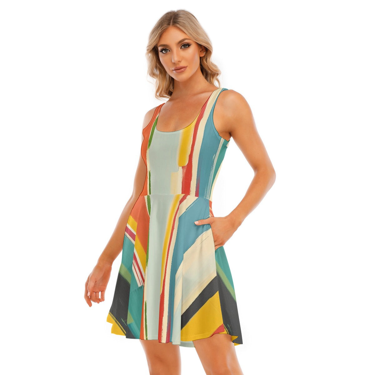 All-Over Print Women's Tank Vest Dress