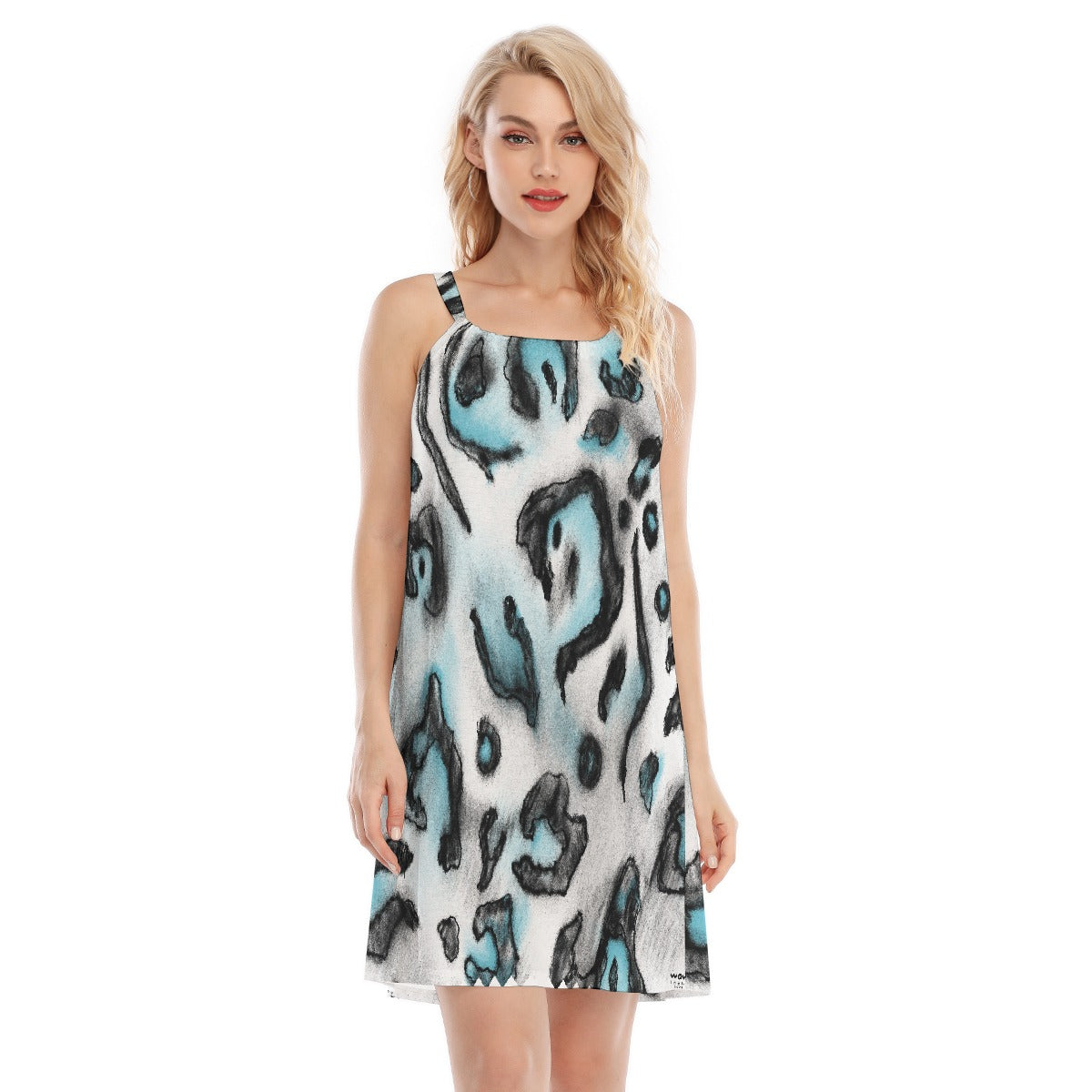 All-Over Print Women's O-neck Cami Dress