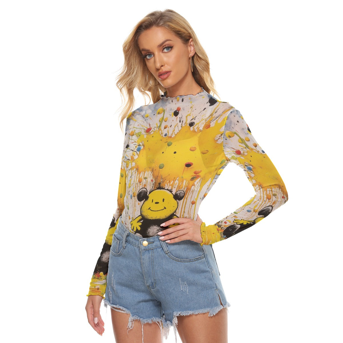 All-Over Print Women's Mesh T-shirt