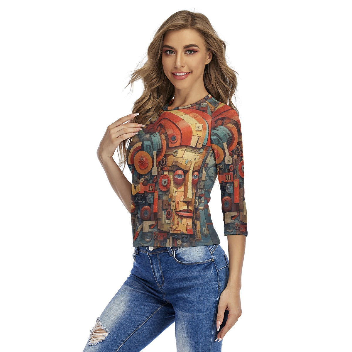 All-Over Print Women's Raglan Sleeves T-shirts