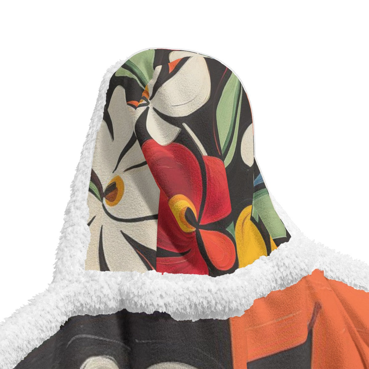 All-Over Print Unisex Wearable Hooded Blanket