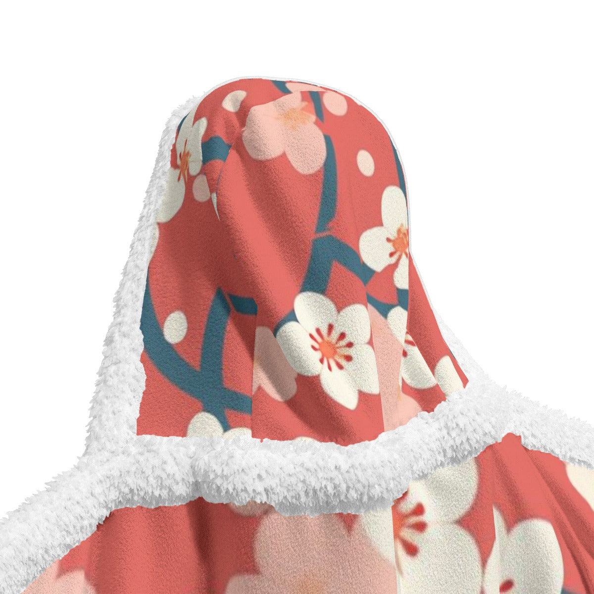 All-Over Print Unisex Wearable Hooded Blanket