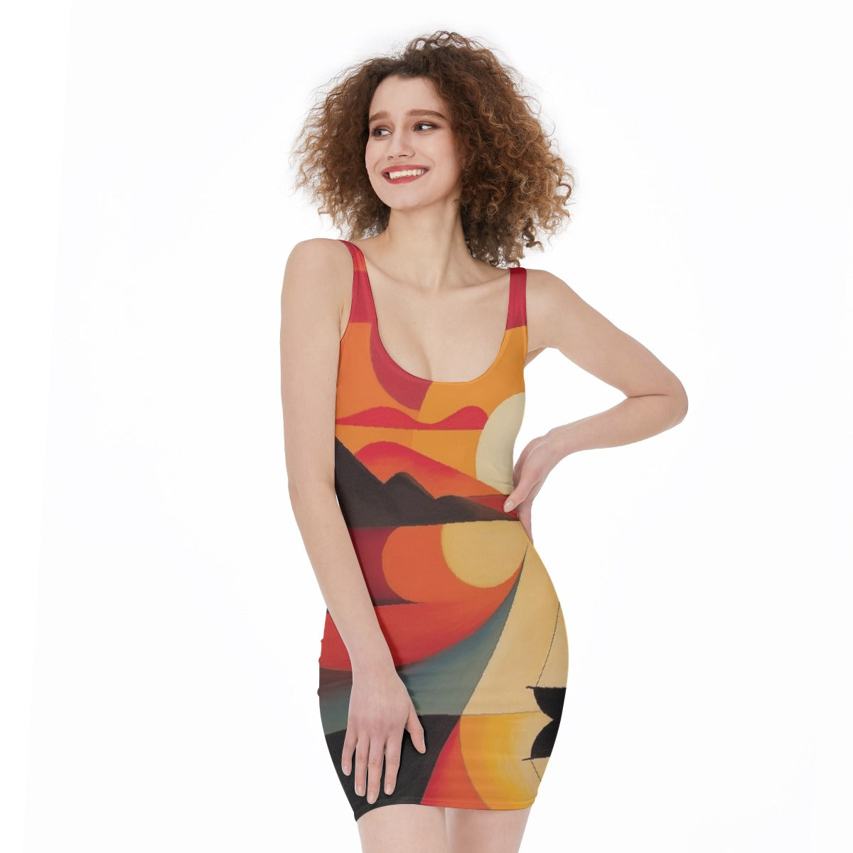 All-Over Print Women's Bodycon Dress