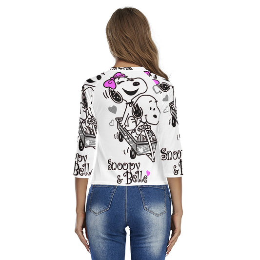 All-Over Print Women's Raglan Sleeves T-shirts