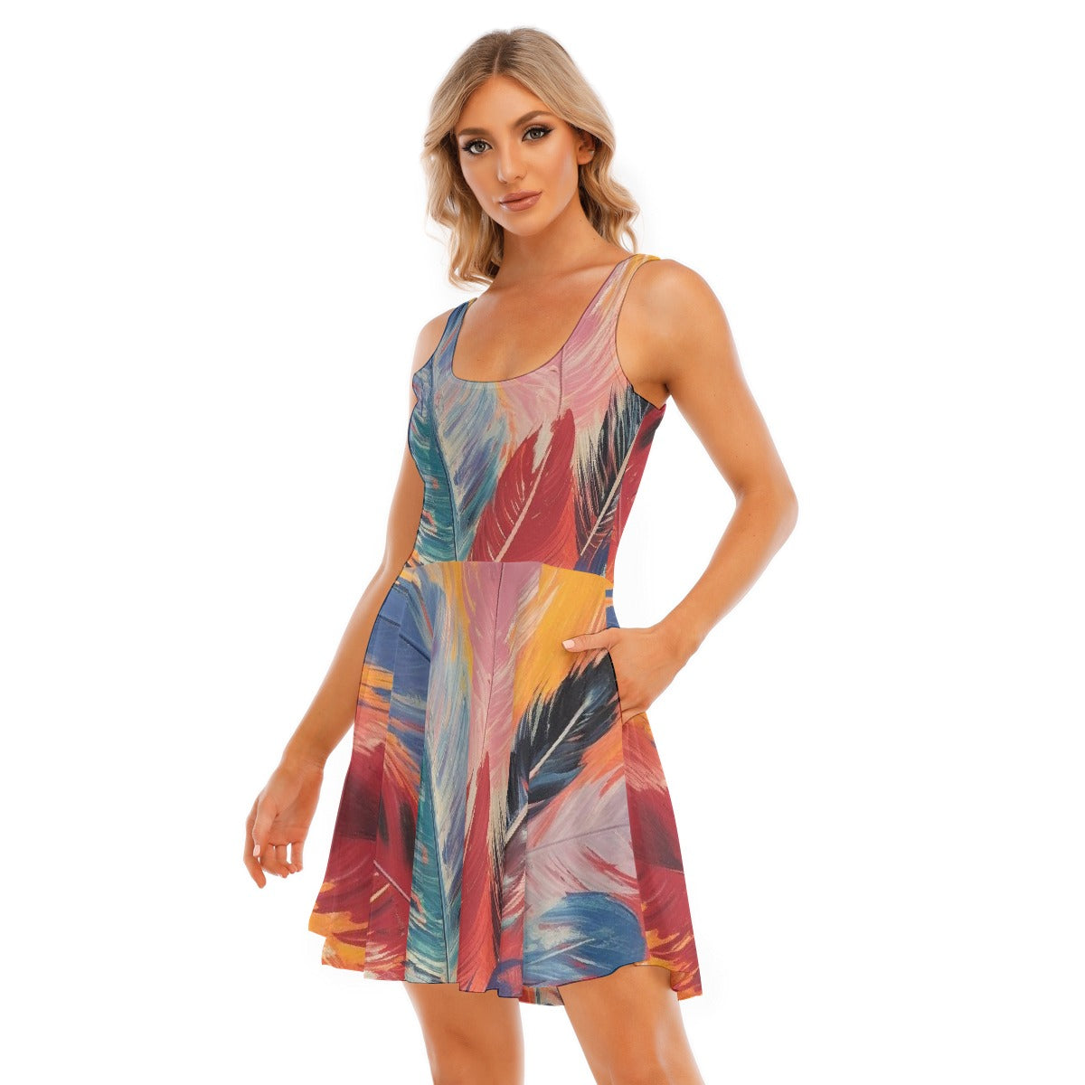 All-Over Print Women's Tank Vest Dress